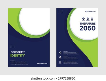 vector editable corporate brochure design template. professional business flyer modern design background. real estate promotion banner background illustration
