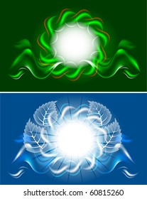 Vector editable fantastic abstract background