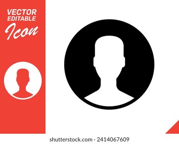 Vector Editable Icon Business Card Name Surname