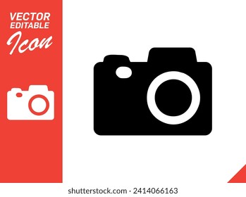 Vector Editable Icon Camera Collection