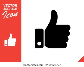 Vector Editable Icon Hand EPS10