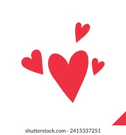 Vector Editable Icon Heart of Valentine's Day