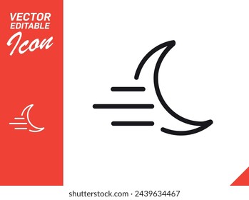 Vector Editable Icon Weather Sunny Cloudy Rainy Windy EPS10