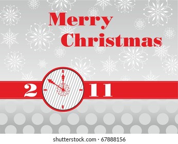 Vector editable illustration of Christmas