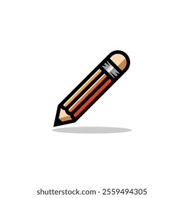 Vector editable of pencil illustration