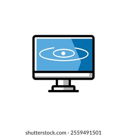 Vector editable of screen monitor