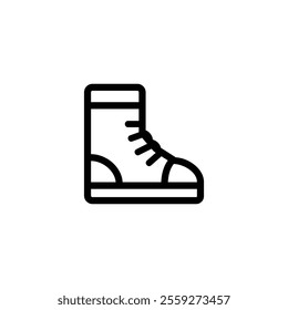 Vector editable of shoe icon logo