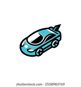 Vector editable of sports car icon