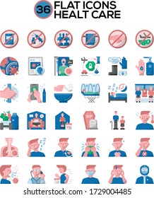 Vector editable stroke line icons with practical tips for the prevention of COVID19 corona virus contamination