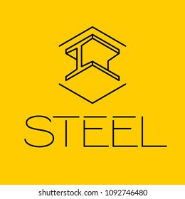 Steel Beam Logo Images, Stock Photos & Vectors | Shutterstock