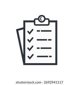 Vector Editable stroke.linear style sign for use web design,logo.Symbol illustration. attachment icon.