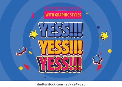 vector editable template text effect special for you for promotional headlines, thank you celebrations, giving gifts and greetings, logotype or banner for social media and business