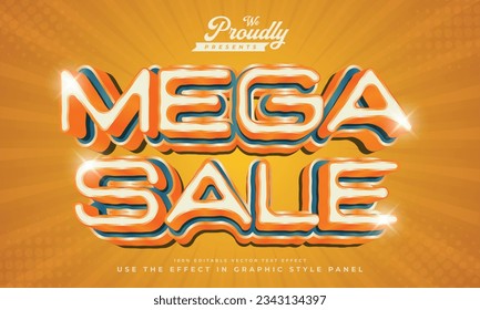 vector Editable text effect for promotion or sale event