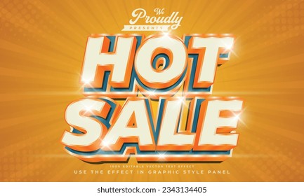 vector Editable text effect for promotion or sale event