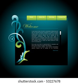 vector editable website designer template
