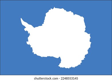 Vector edited and cleaned Antarctica flag
