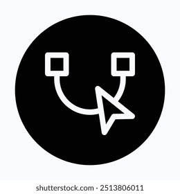 Symbol für Vektorbearbeitungswerkzeug, 
