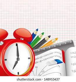 Vector. Education background.