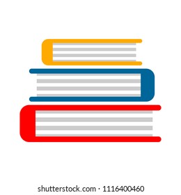 vector education book illustration symbol - learning book icon