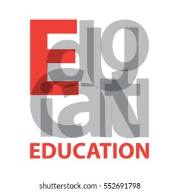 Vector education. Broken text
