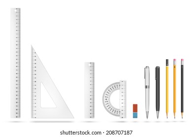 Vector education equipment supply illustration