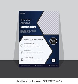Design-Vorlage für Vektorgrafik-Flyer 