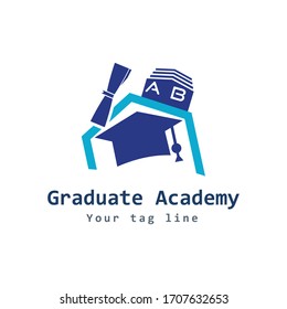 Icono de educación de vectores,plantilla de logotipo de graduación