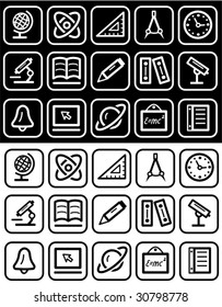 Vector: Education icons