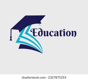 Vector education logo design. graduation logo design 