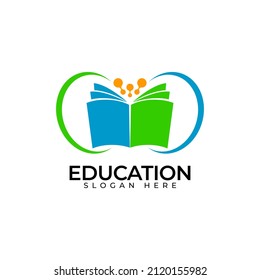 Vector education logo design template