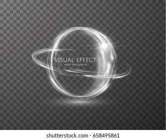 Vector effect background with shiny spiral frame. EPS10