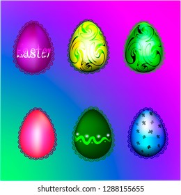 vector egg happy easter