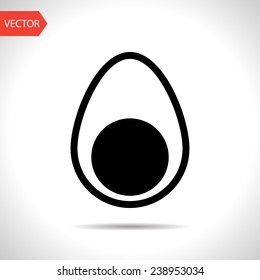 Vector egg icon. Food icon. Eps10