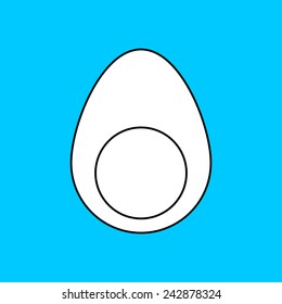 Vector egg icon. Food icon. Eps10