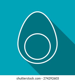 Vector egg icon. Food icon. Eps10