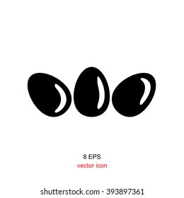 Vector Egg Icon Isolated On White Background
