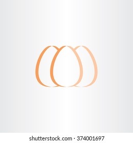 vector egg icon stylized logo symbol brand