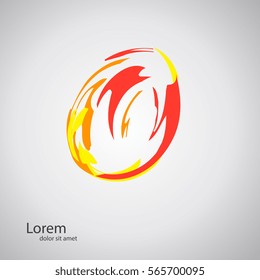 Vector Egg Logo Design Template. As sign, symbol, web, label. Vector illustration.