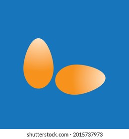 Vector egg minimalist or flat illustration