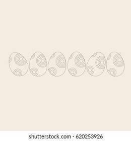 Vector egg pastel tone