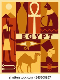 Vector Egypt background