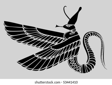 vector - Egyptian demon