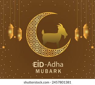 Vektorgrafik Eid al Adha Mubarak Islamischer Traditionsfestival Hintergrund