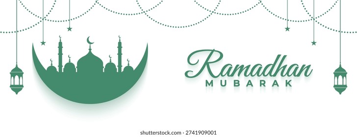 Vector Eid Mubarak Festival Template Banner Design Background