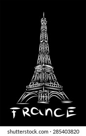 vector Eiffel tower