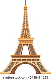 Vector Eiffel Tower Hand Drawn Illustration Design 