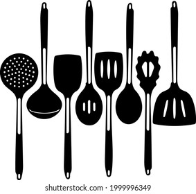 vector from eight Kitchen Tools
