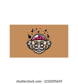 Vector Einstein Illustration EPS Format.