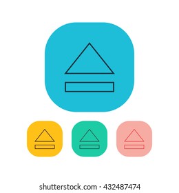 Vector Eject Icon