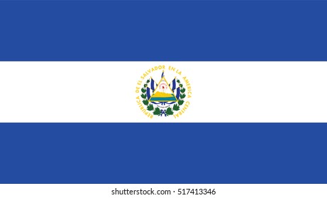 Vector El Salvador flag, El Salvador flag illustration, El Salvador flag picture, El Salvador flag image